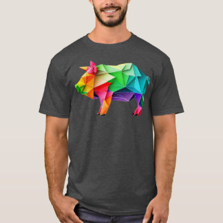 Falten Spaß Origami Pig2 T-Shirt