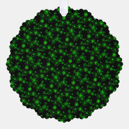 Faltengrünes Zierpapier Ornament Karte