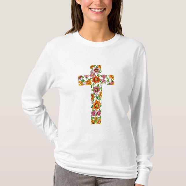 Faltenkreuz T-Shirt (Vorderseite)