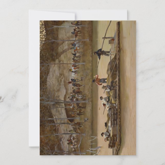 Falter Passing Cultures Feiertagskarte (Vorderseite)