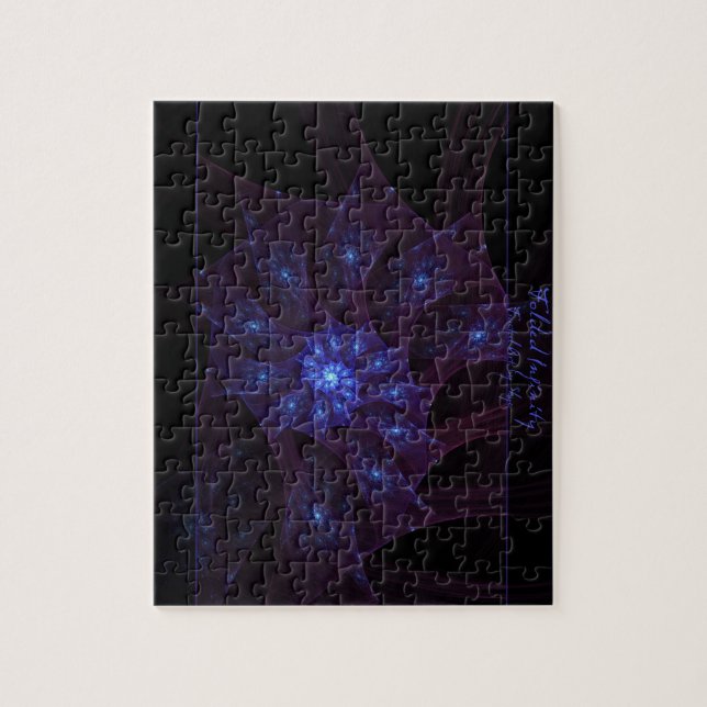 Faltes Fraktal-Puzzle Puzzle (Vertikal)