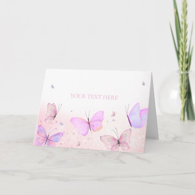 Faltes Lebensmittellabel Dankeskarte (Vorderseite)