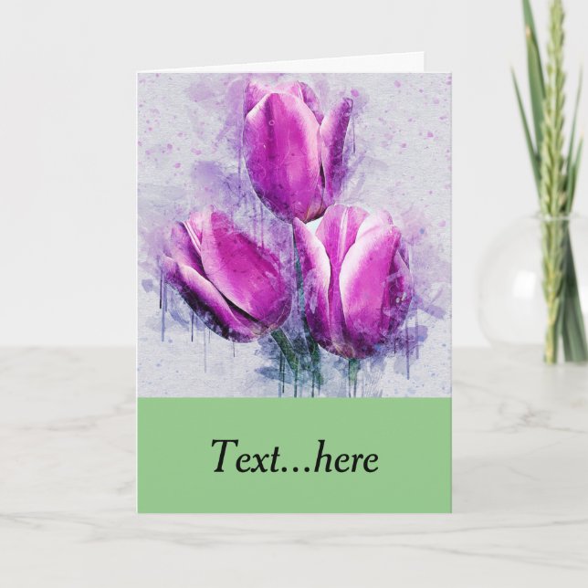 Faltkarte Dankeskarte (Vorderseite)