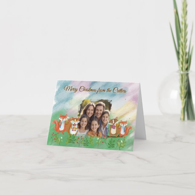 Faltkarte Feiertagskarte (Vorderseite)