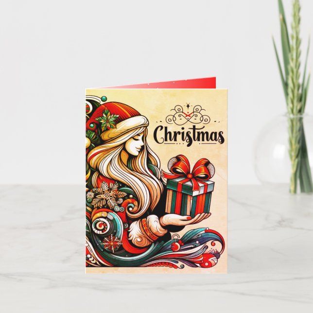 Faltkarte Feiertagskarte (Vorderseite)