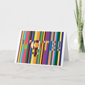 Faltkarte - "Frauen entscheiden" (Abstimmung!) Dankeskarte