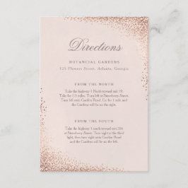 Faltkarte für Confetti-Folie Begleitkarte