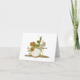 Faltkarte für floralen Pumpen