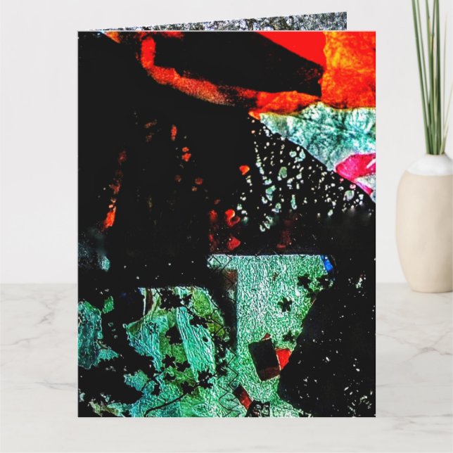 Faltkarte Gerecycelt Plastik-Foto-Druck Karte (Vorderseite)