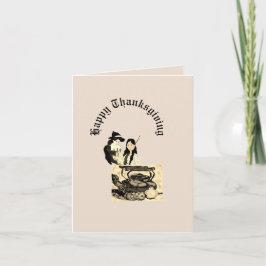 Faltkarte : Glückliches Erntedankfest Feiertagskarte