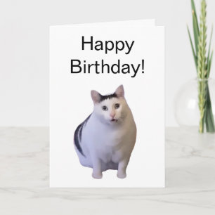 Faltkarte Huh Cat Meme Karte