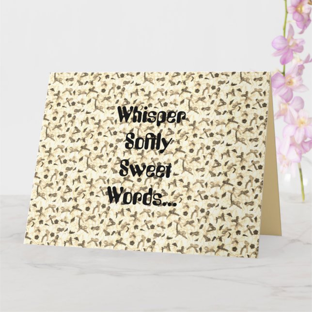 Faltkarte Karte (Orchidee)