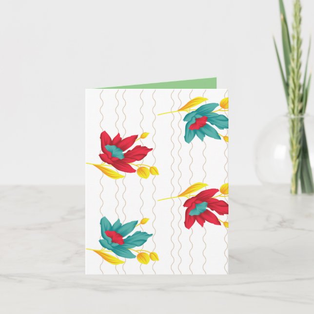 Faltkarte Karte (Vorderseite)