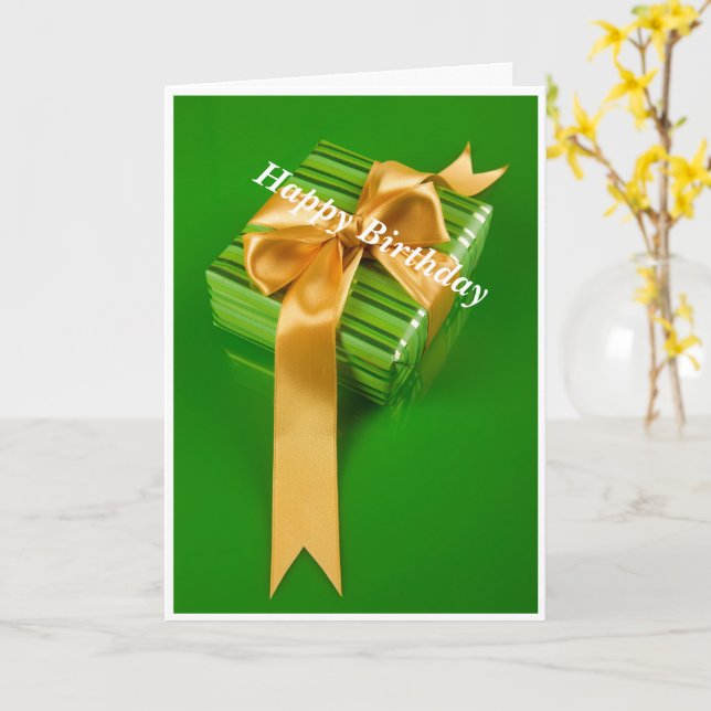 Faltkarte Karte (Gelbe Blume)