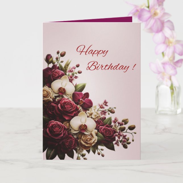 Faltkarte Karte (Orchidee)