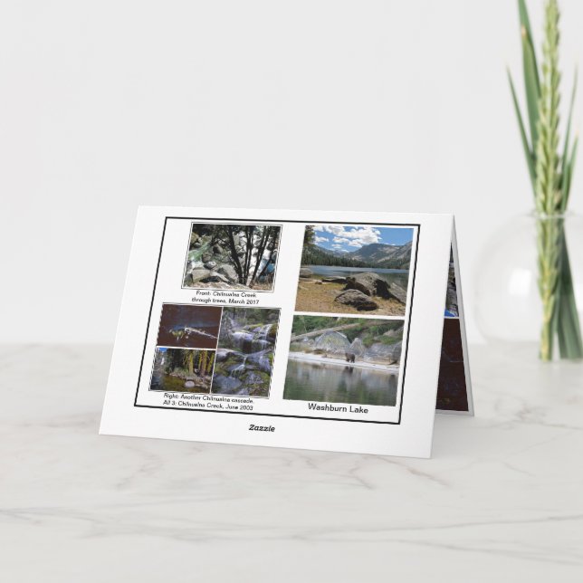 Faltkarte Karte (Rückseite)