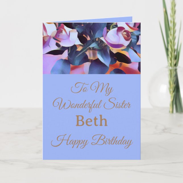 Faltkarte Karte (Vorderseite)