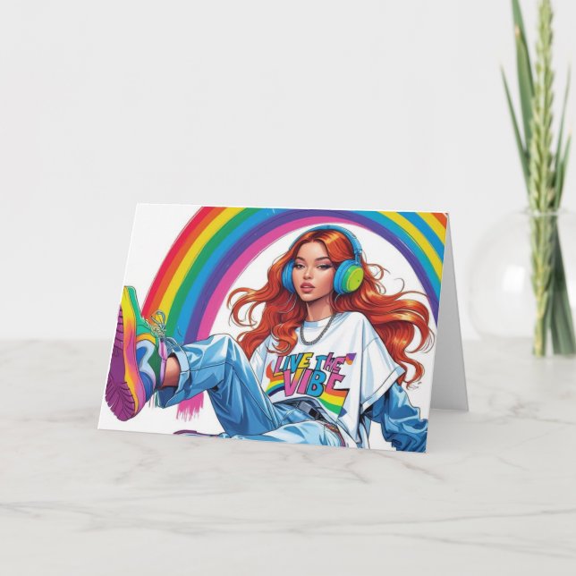 Faltkarte Karte (Vorderseite)