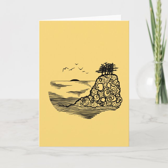 Faltkarte Karte (Vorderseite)