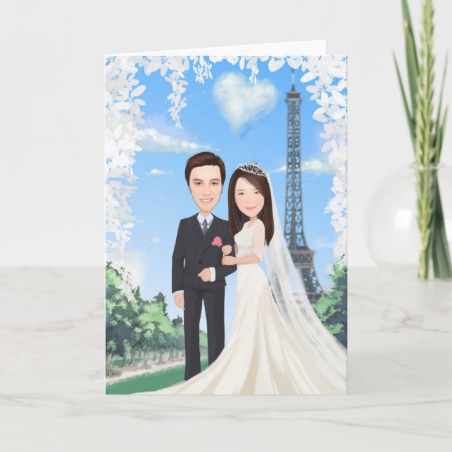 Faltkarte Karte (Vorderseite)