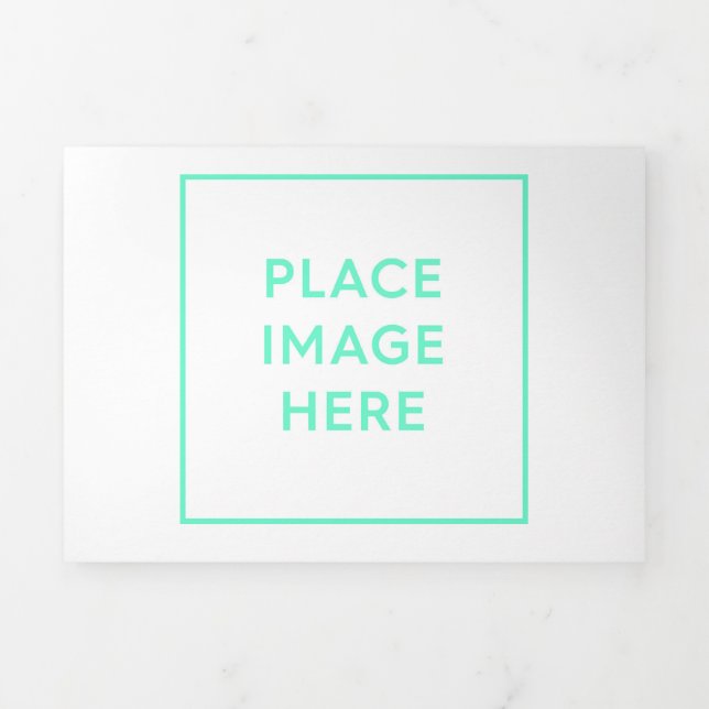 Faltkarte mit doppeltem Buchstaben Dreifach Gefaltete Karte (Cover)