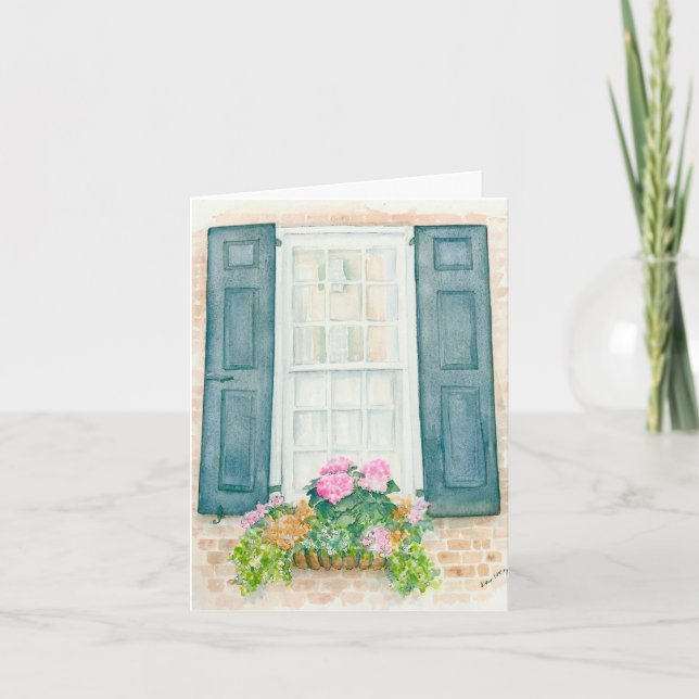 Faltkarte mit originalem Kunstwerk Karte (Vorderseite)