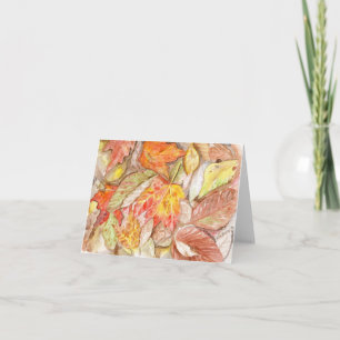 Faltkarte mit originalem Kunstwerk Karte