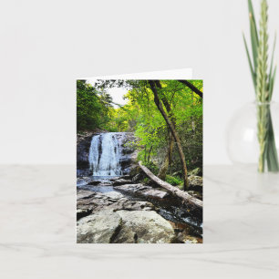 Faltkarte mit Wasserfall Karte