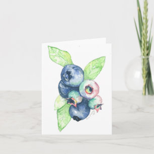 Faltkarte mit Wasserfarbe Karte