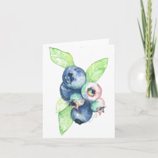 Faltkarte mit Wasserfarbe Karte