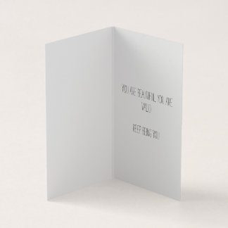 Faltkarte - Nicht binär geliebte Karte