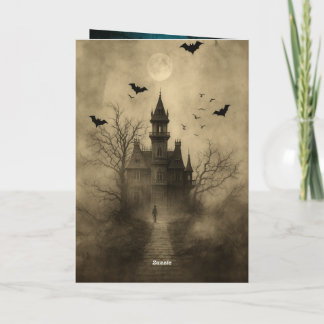 Faltkarte "Spooky Night Halloween Inv. Karte