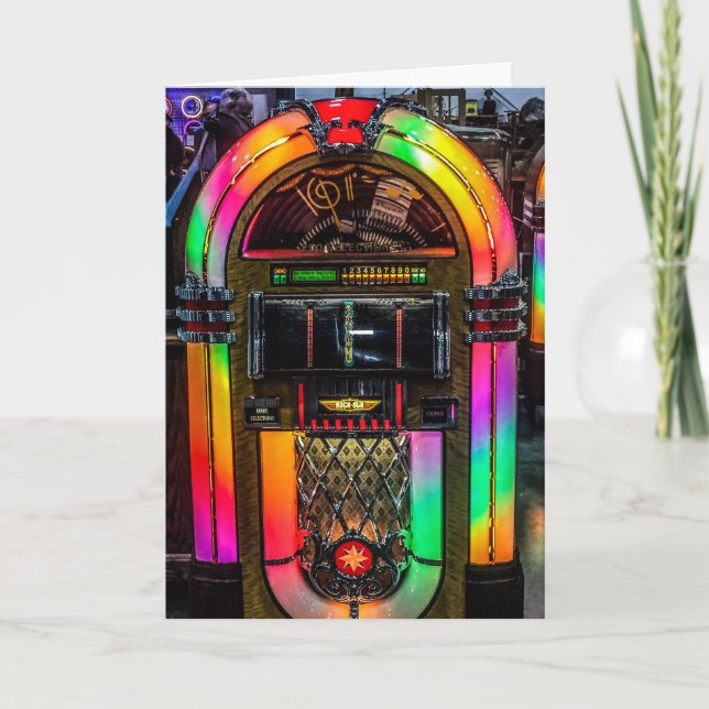 Faltkarte - Vintag, rückwärts Karte (Vorderseite)