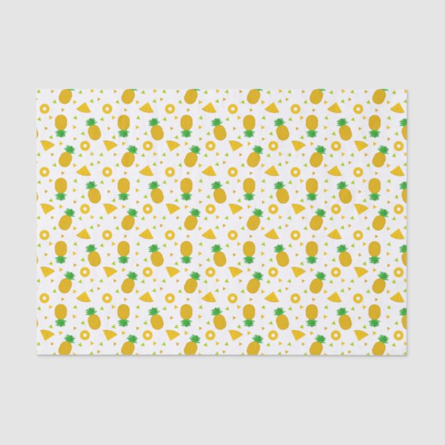 Faltpapier für Ananas Seidenpapier (Vorderseite)