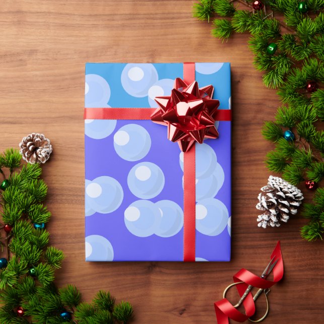 Faltpapier für Blasen Geschenkpapier (Feiertagsgeschenk)