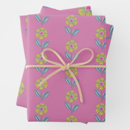 Faltpapier für Blume Geschenkpapier Set