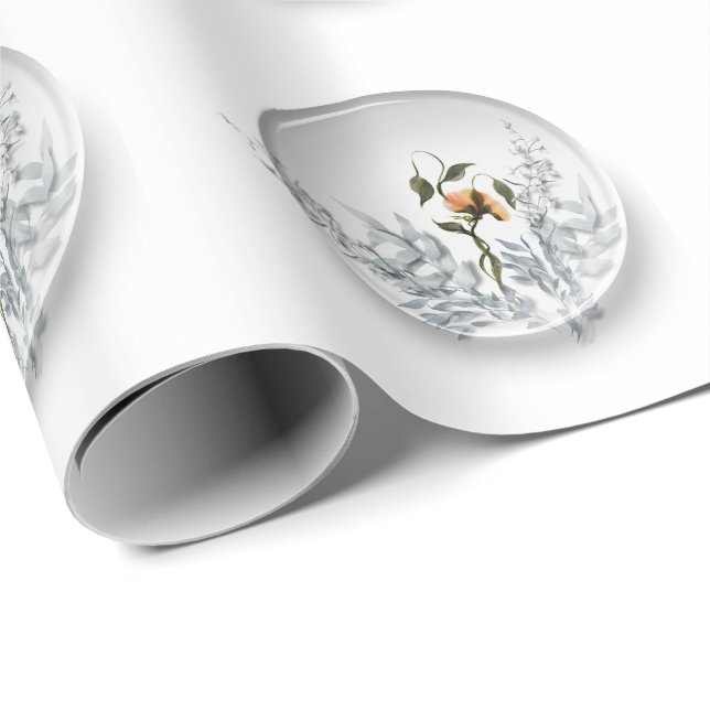 Faltpapier für die Blumenkugel Geschenkpapier (Rolleneckpunkt)