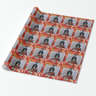 Faltpapier für die Weihnachtsbuchmusik Geschenkpapier