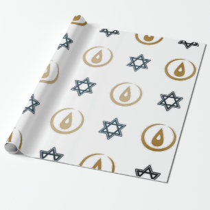 Faltpapier für Hanukka Geschenkpapier