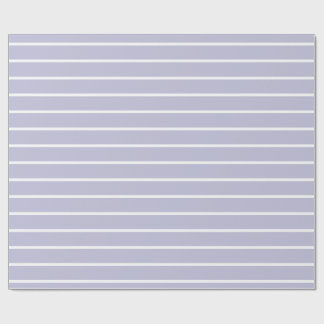 Faltpapier Pastel Lavender White Strip Geschenkpapier