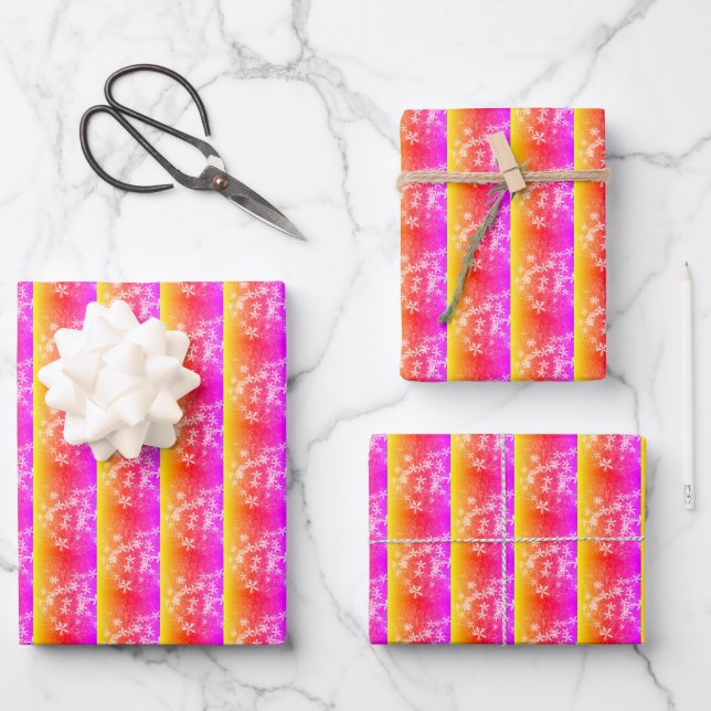Faltpapier "Prism Pattern" Geschenkpapier Set (Vorderseite)