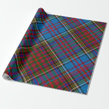 Faltpapier von Anderson Clan Tartan (Diagonal)