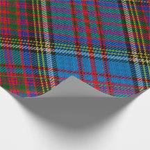Faltpapier von Anderson Clan Tartan (Diagonal)
