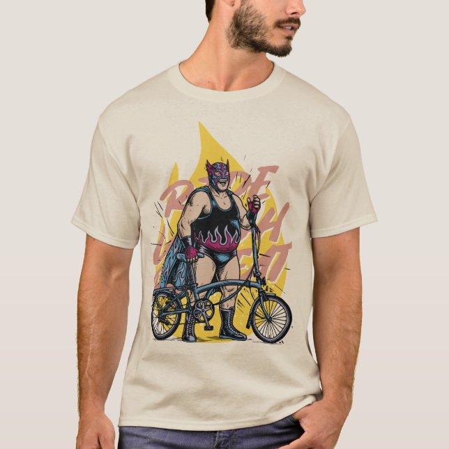 Faltrad  T-Shirt (Vorderseite)