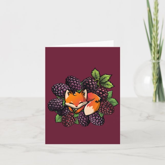 Faltschachtel: BlackBerry Fox (Vorderseite)