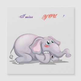 Faltschachtel Dankeschön Karte "Ich vermisse dich"