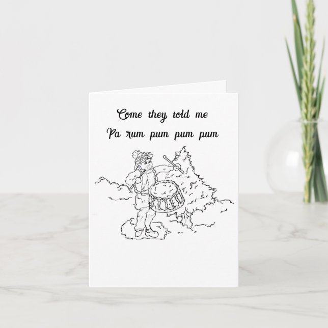 Faltschachtel für Feiertage: Liebe zu Weihnachten (Vorderseite)