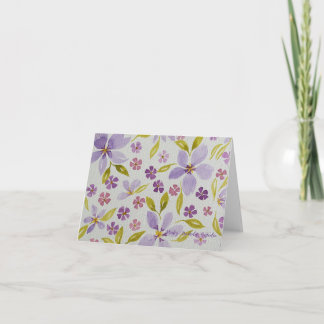 Faltschachtel für Lilac-Floral Karte