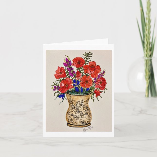 Faltschachtel Originalbild der roten Pappchen (Vorderseite)