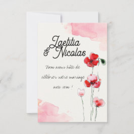 Faltschachtel RSVP Karte